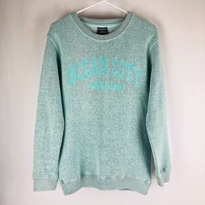 Sunstations Ocean City Maryland Fleece Sweatshirt M